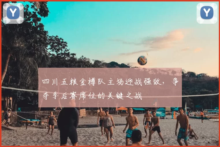 四川五粮金樽队主场迎战强敌，争夺季后赛席位的关键之战